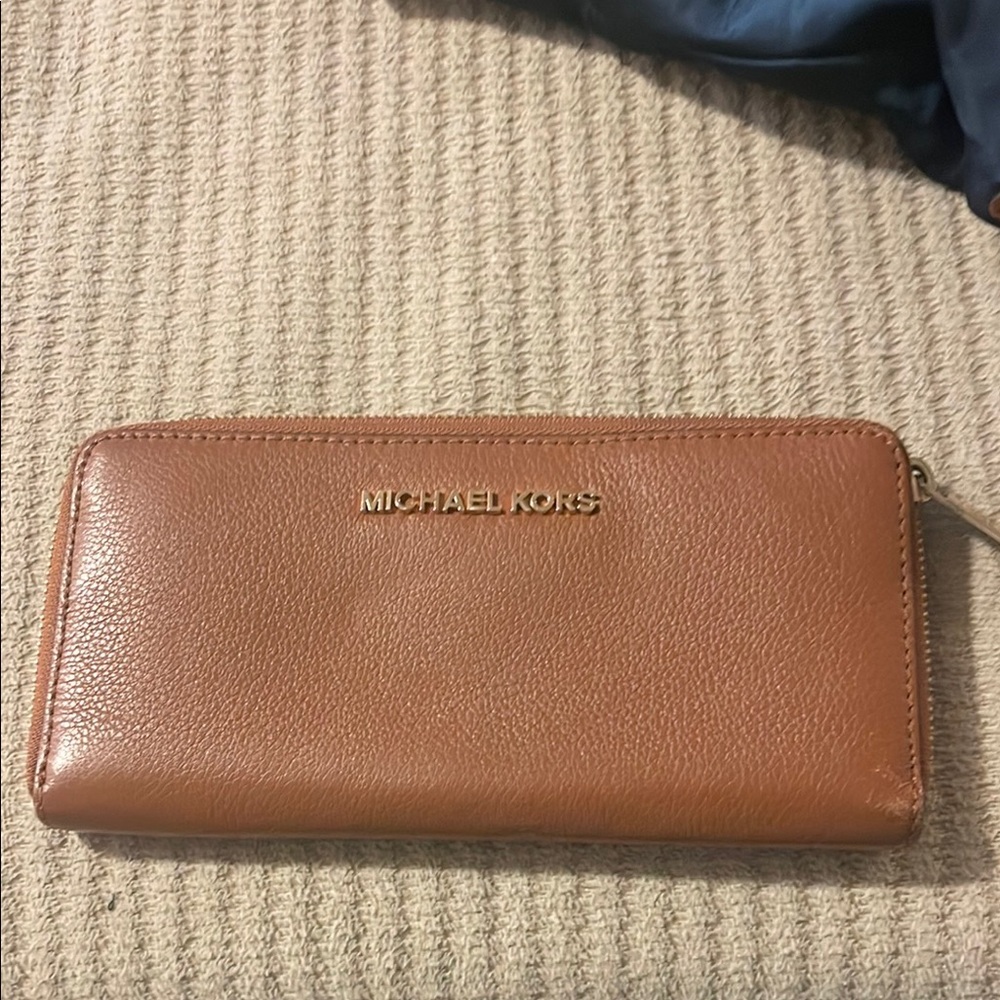 Michael Kors Brown Leather Wallet